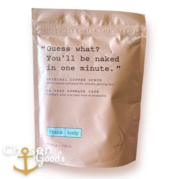NEW Frank Body Original Coffee Scrub Vegan 100% Natural Fades Scars & Tones Skin - Picture 3 of 4